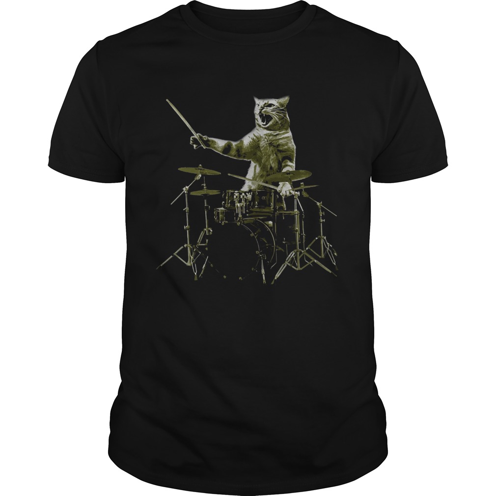 Cat The Drummer shirt