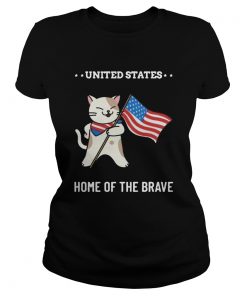 Cat United States Home Of The Brave  Classic Ladies