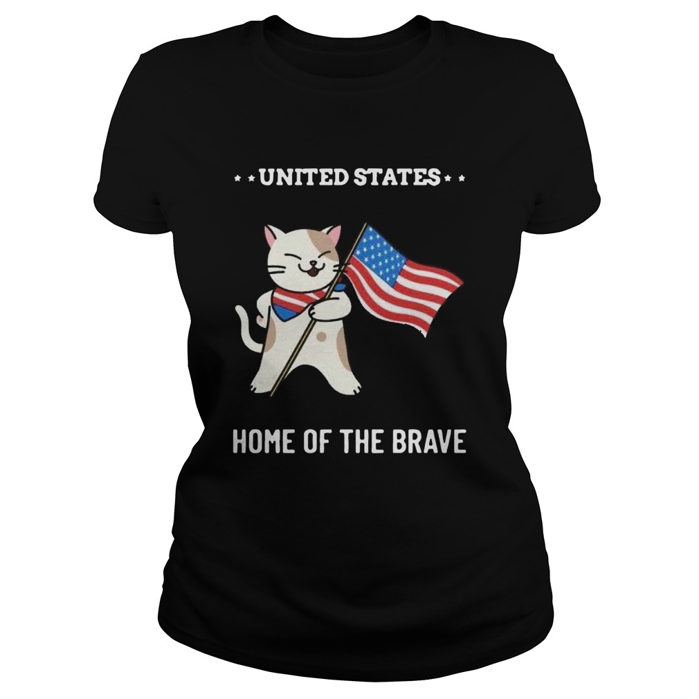 Cat United States Home Of The Brave Classic Ladies