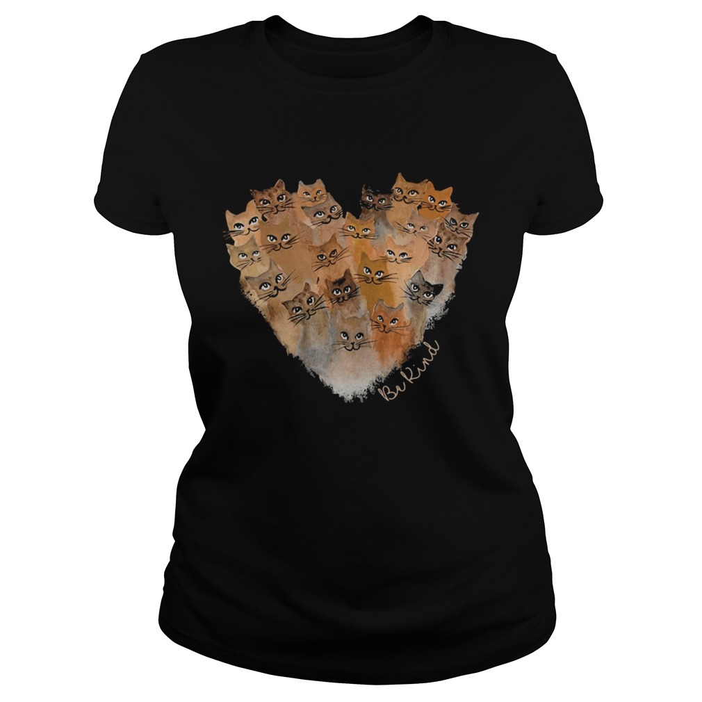 Cat heart be kind black lives matter Classic Ladies