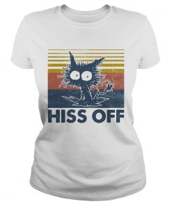 Cat hiss off vintage retro  Classic Ladies
