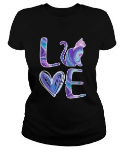 Cat love heart  Classic Ladies