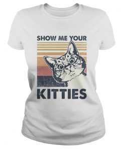 Cat show me your kitties vintage retro  Classic Ladies