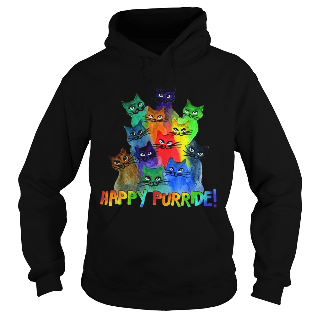 Cats Happy Purride Hoodie