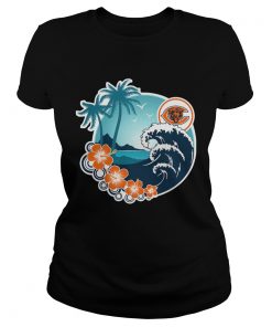 Chicago bears holiday beach flowers  Classic Ladies