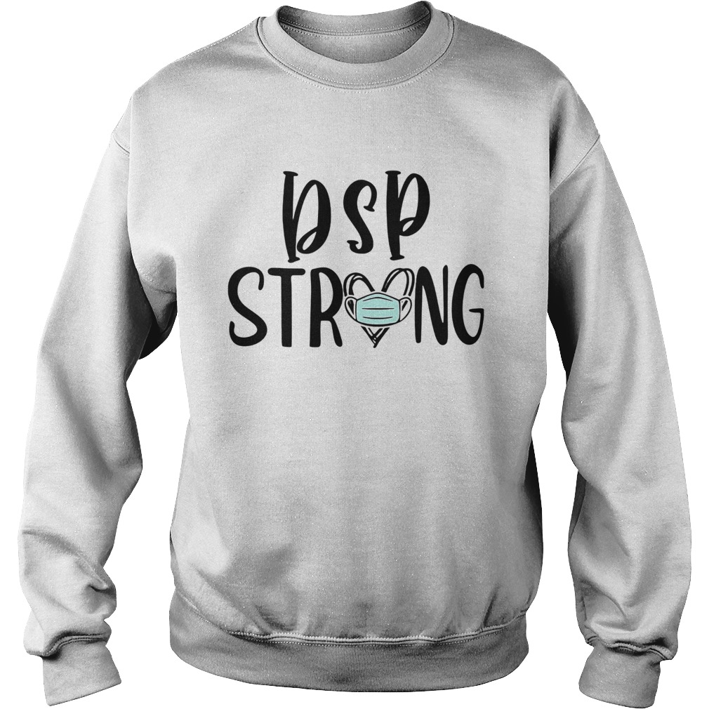 DSP strong mask heart Sweatshirt
