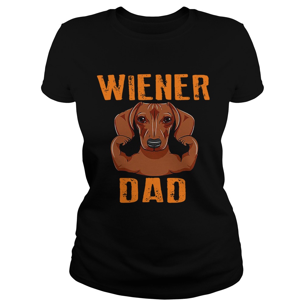 Dachshund Wiener Dad  Classic Ladies