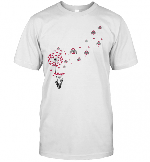 Dandelion Flower Ohio State Buckeyes Football T-Shirt