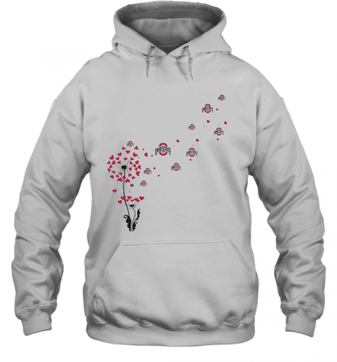 Dandelion Flower Ohio State Buckeyes Football T-Shirt Unisex Hoodie