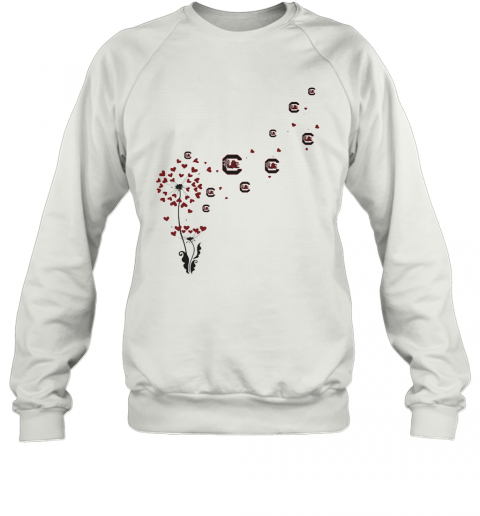 Dandelion Flower University Of South Carolina Football Hearts T-Shirt Unisex Sweatshirt