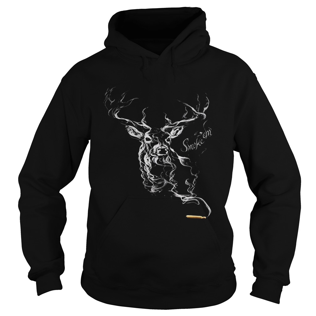 Yustery Buck Wear Mens Smoke-Deer T-Shirt 