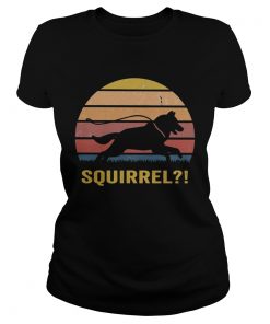 Dog squirrel vintage retro  Classic Ladies