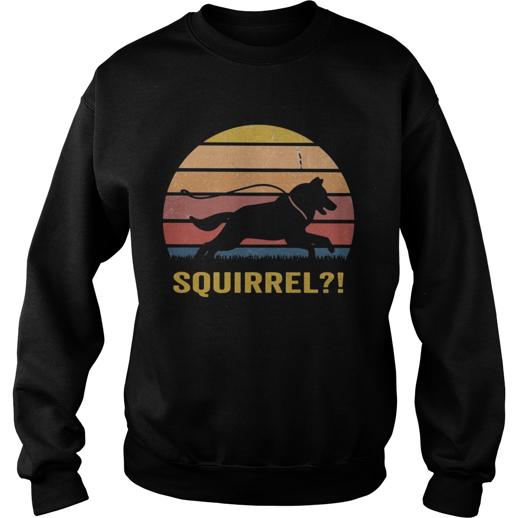 Dog squirrel vintage retro  Sweatshirt