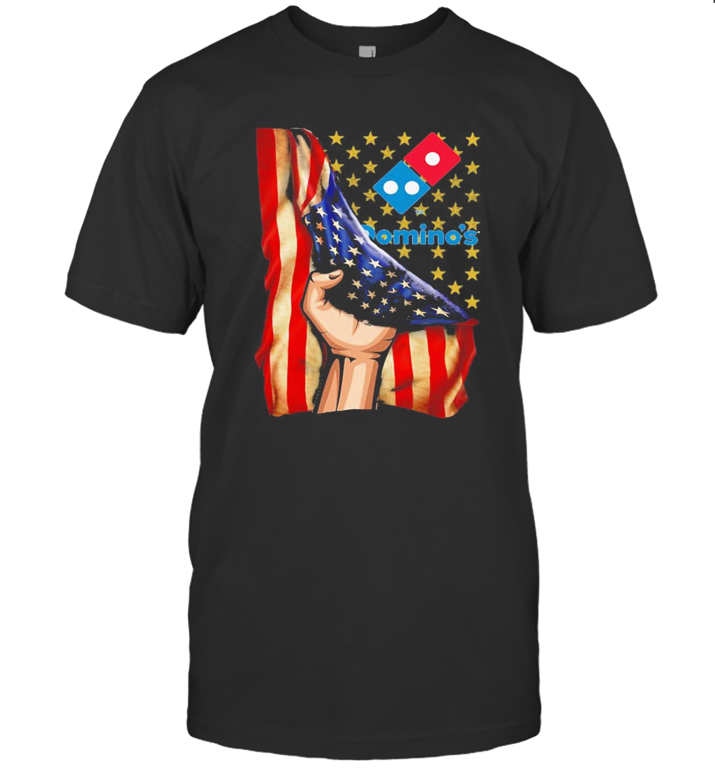 Domino'S American Flag Independence Day T-Shirt