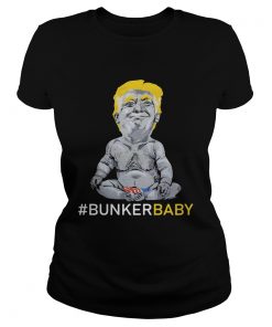 Donald trump bunker baby american flag independence day  Classic Ladies