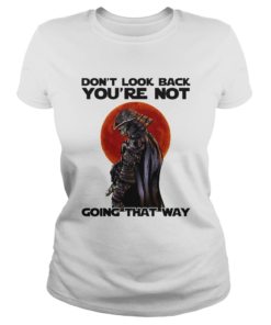 Dont Look Back Youre Not Going That Way Combatant Black Sunset  Classic Ladies