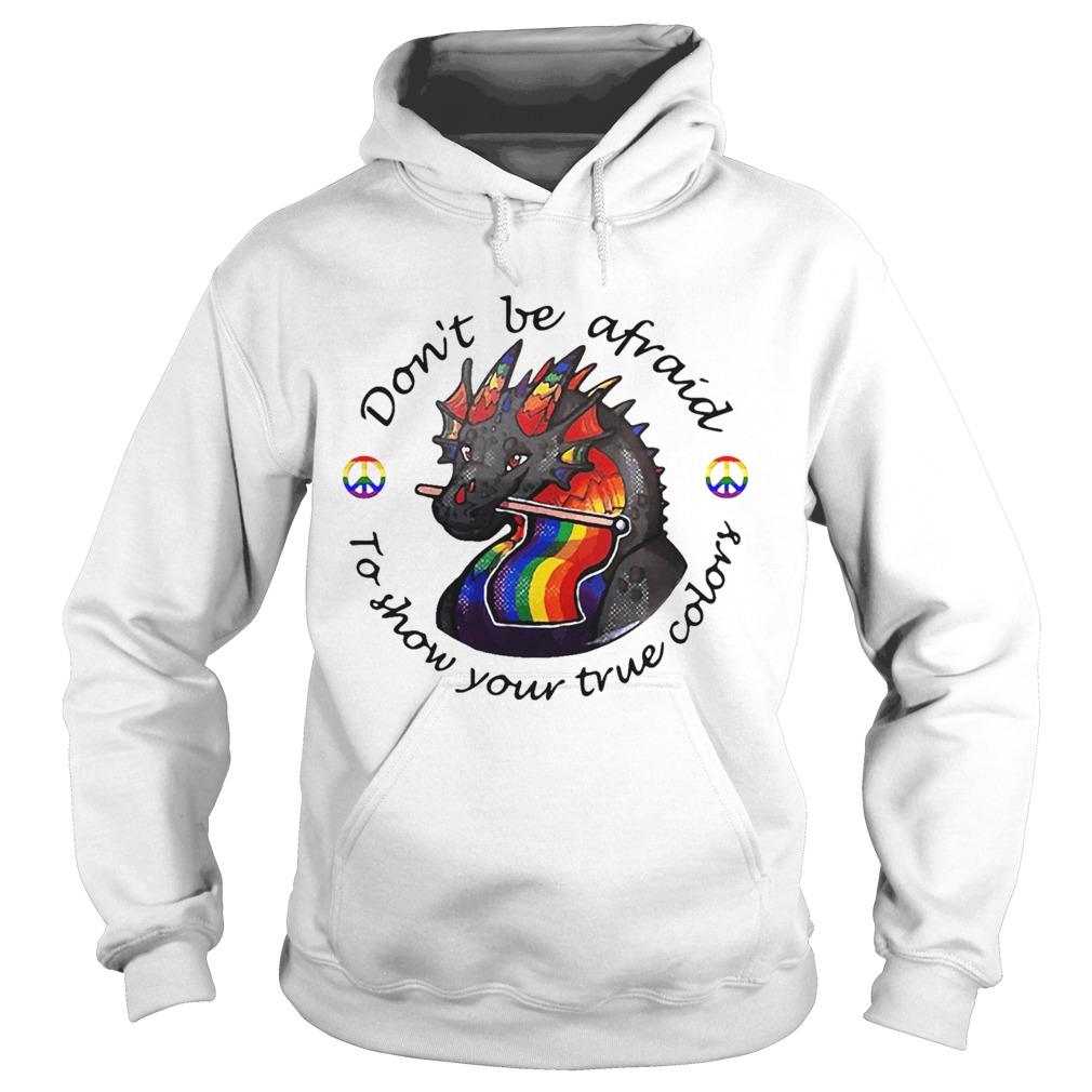 Dragon LGBT Dont Be Afraid To Show Your True Color  Hoodie