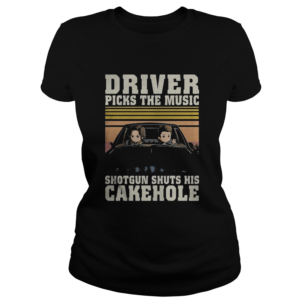 Driver picks the music shotgun shuts his cakehole Classic Ladies