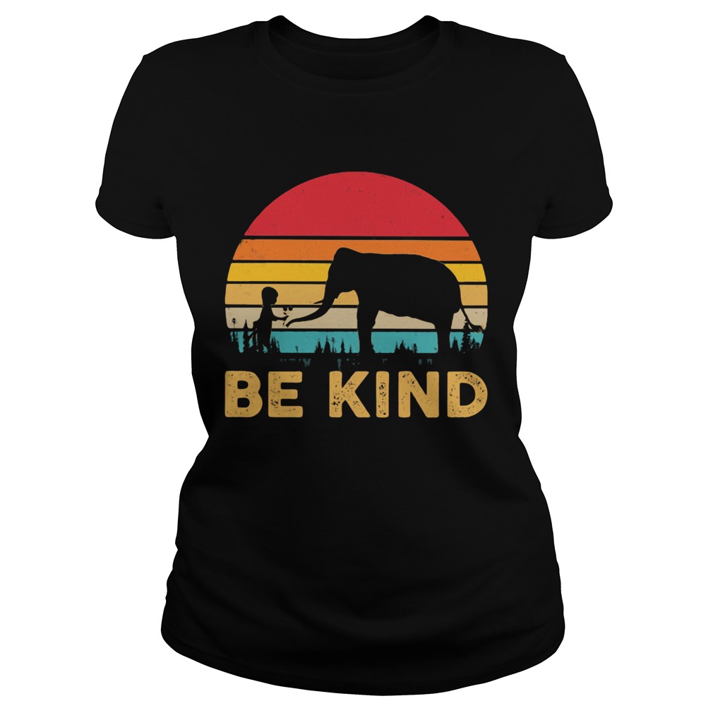 Elephant be kind vintage retro  Classic Ladies