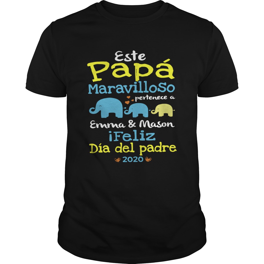 Este Papa Maraviloso Pertenece A Emma And Mason shirt