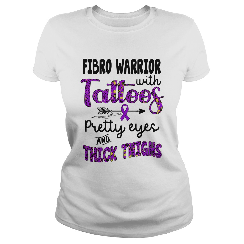 Fibror warrior with tattoos pretty eyes and thick thighs Classic Ladies