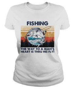 Fishing the way to a mans heart is thru his fly vintage retro  Classic Ladies