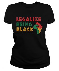 Fist Isolated Legalize Being Black  Classic Ladies