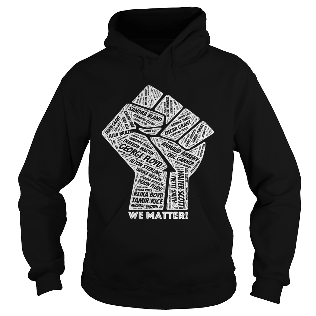 Fist juneteenth freedom day we matter george floyd  Hoodie