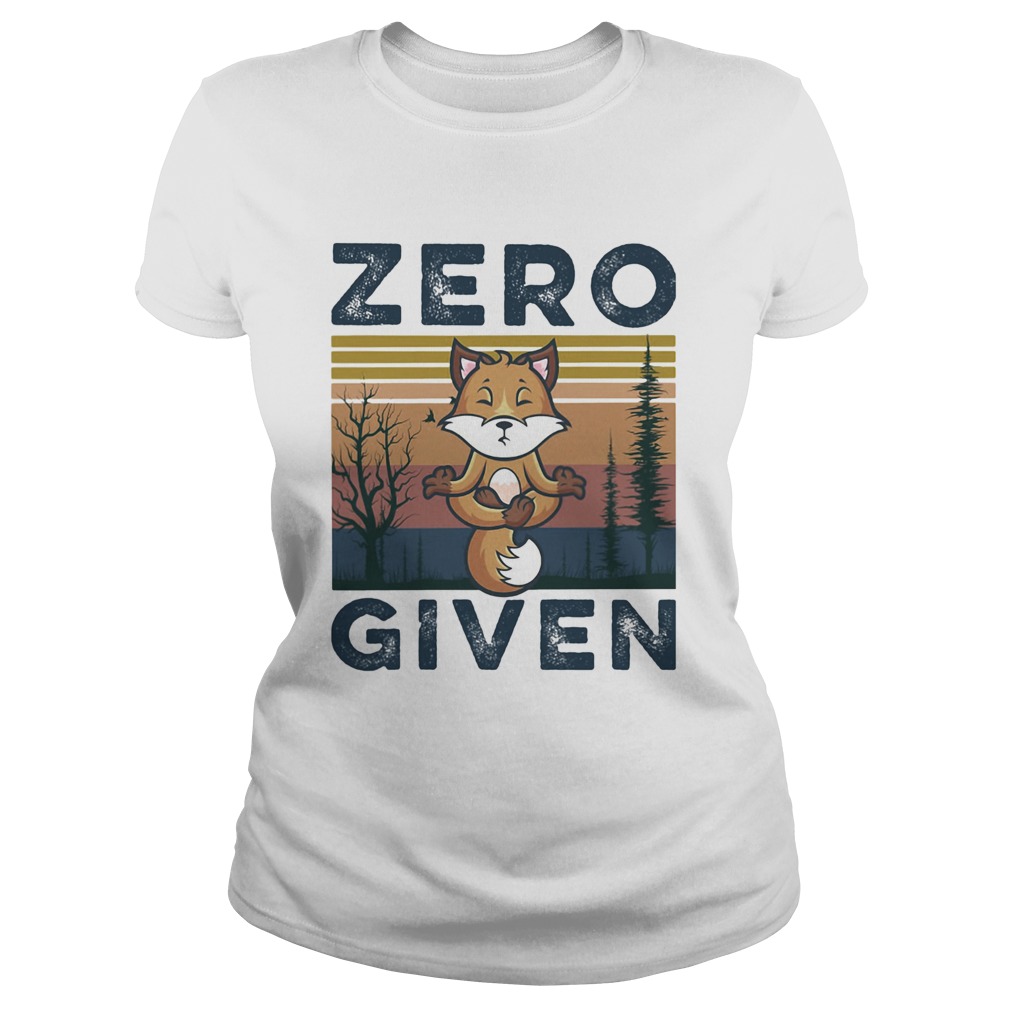 Fox yoga zero given vintage retro  Classic Ladies