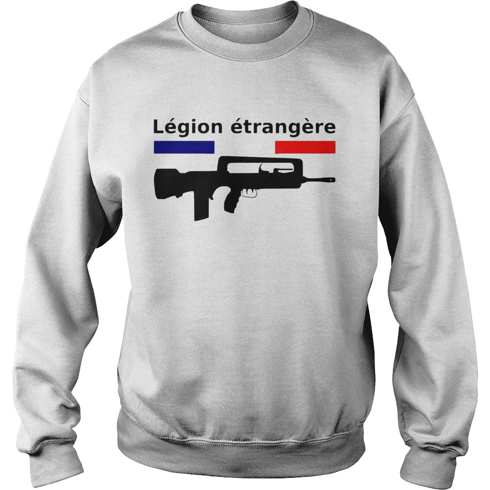 French flag legion etrangere gun  Sweatshirt