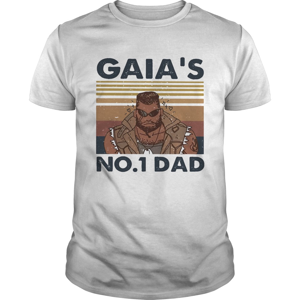 Gaias no 1 dad vintage retro shirt