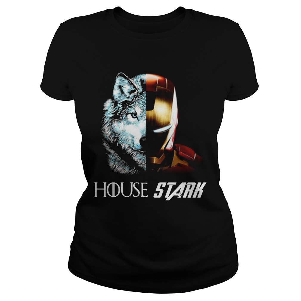 Game of Thrones House Stark Wolf Tony Stark Iron Man Classic Ladies