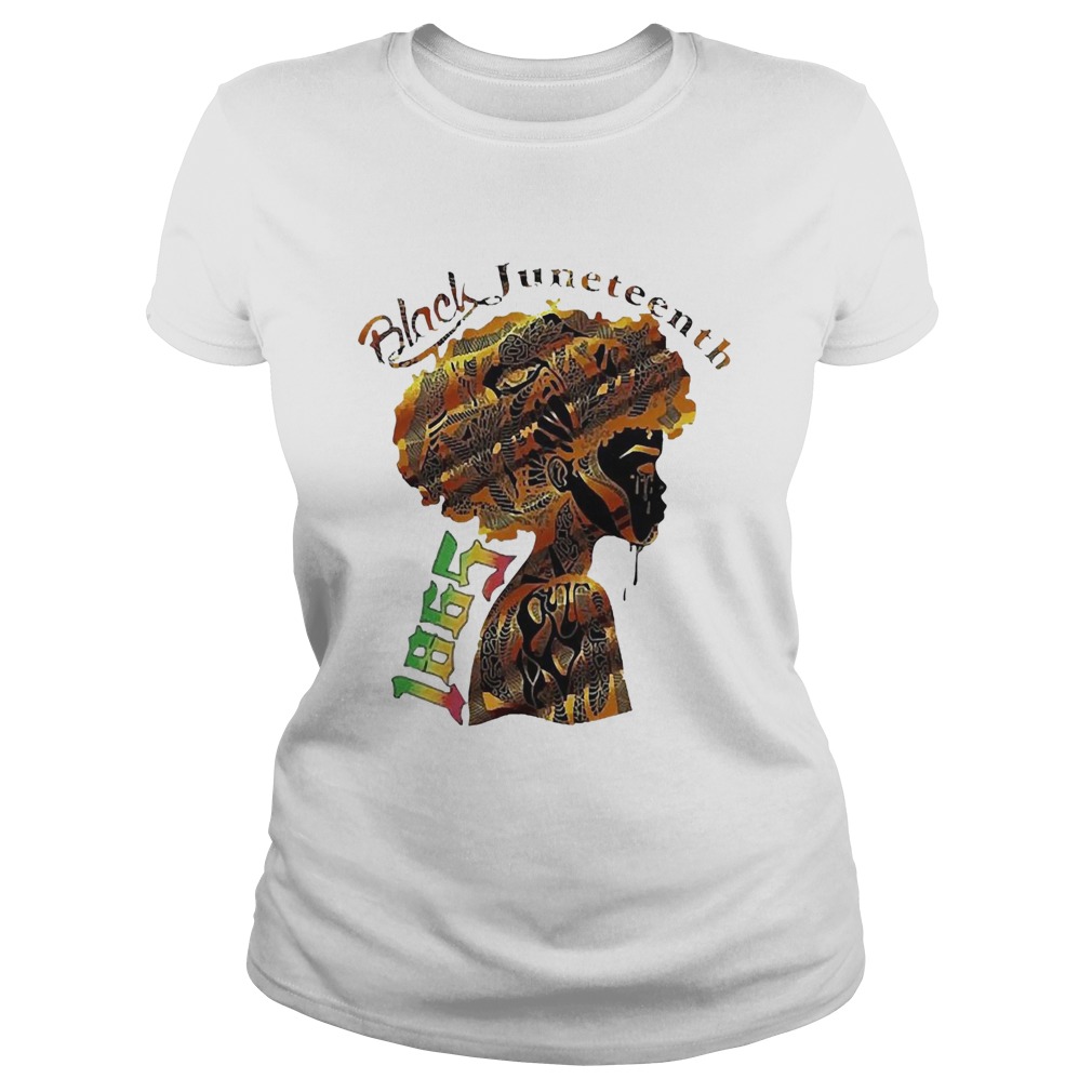 Girl Black Juneteenth Since 1865 Classic Ladies