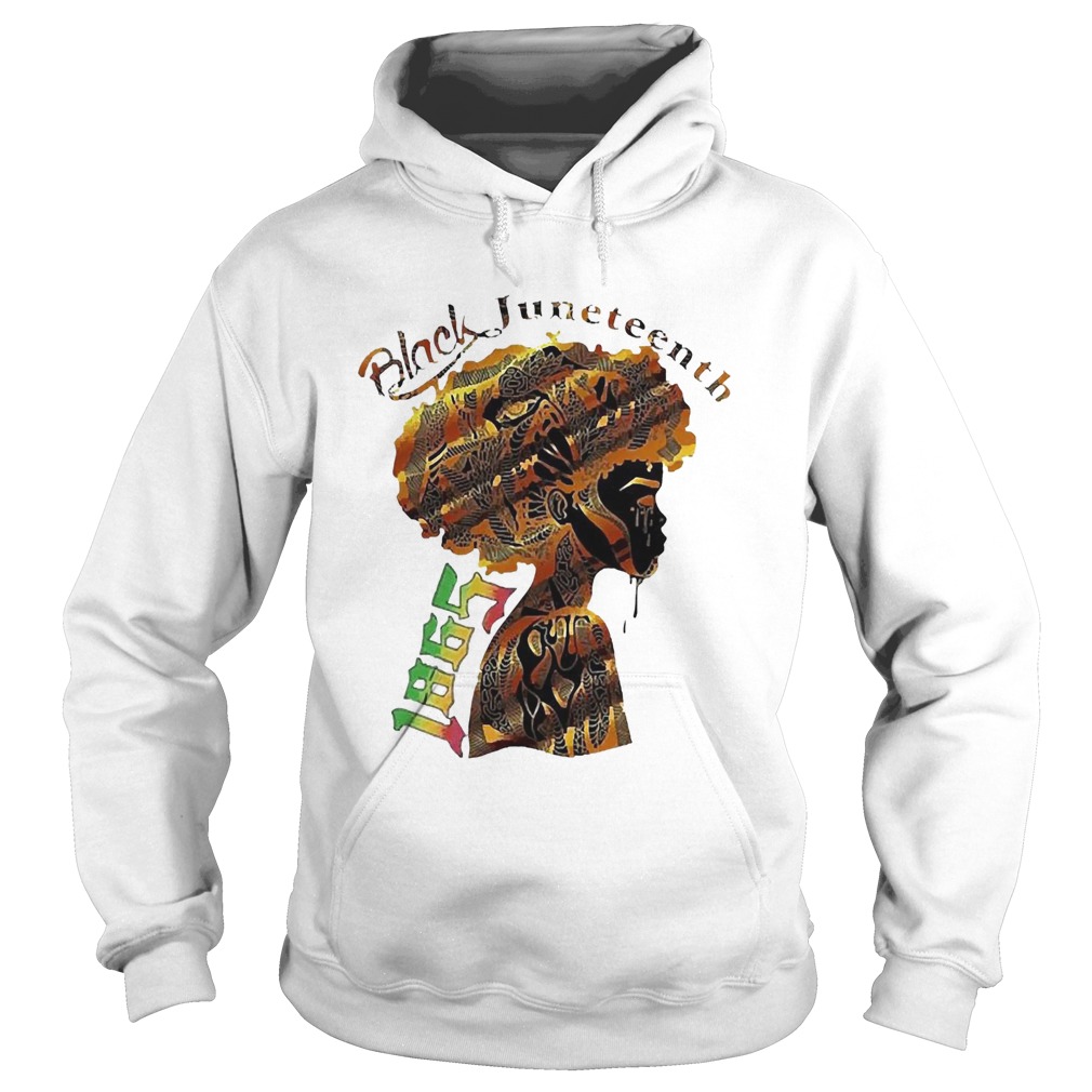 Girl Black Juneteenth Since 1865 Hoodie