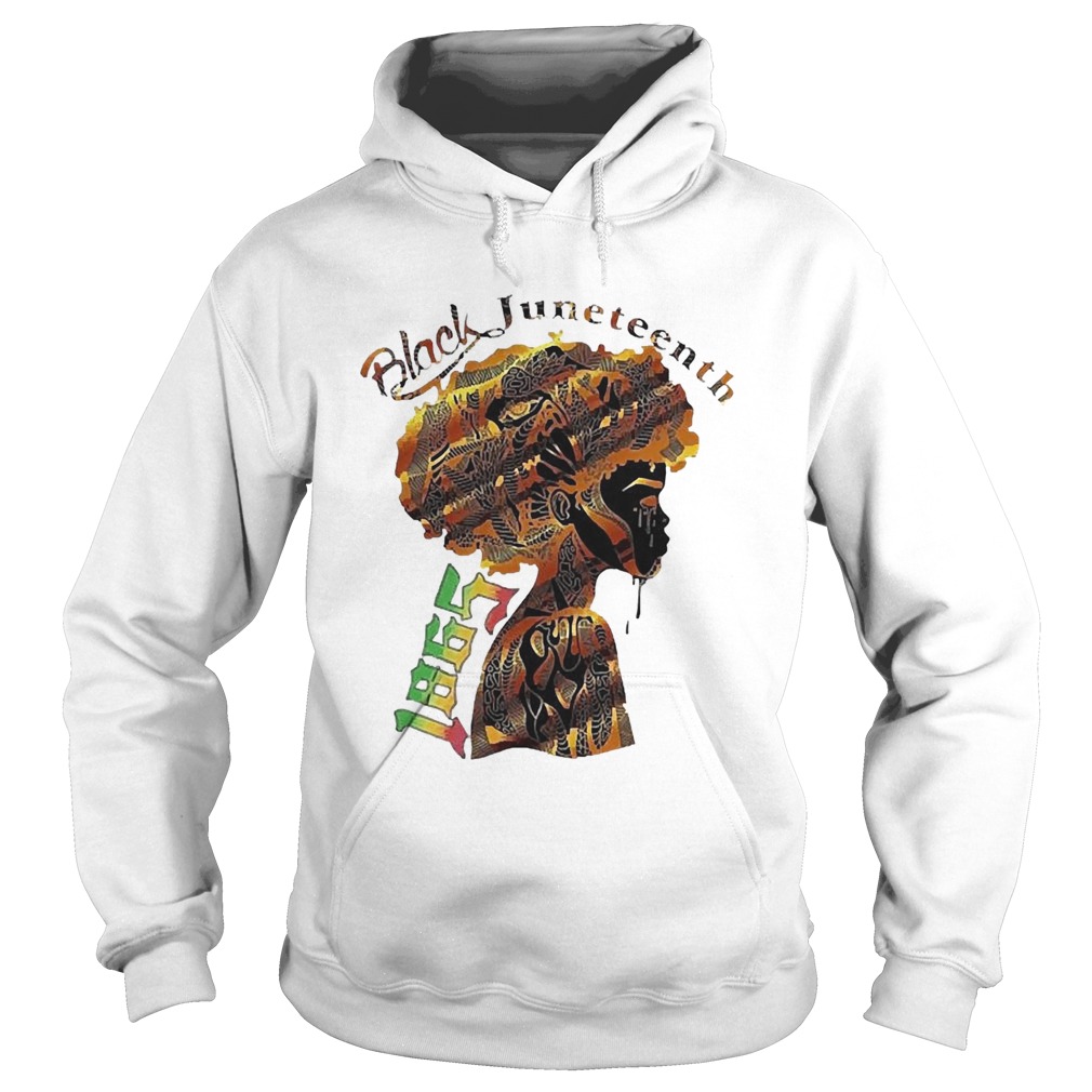 Girl Black Juneteenth Since 1865  Hoodie
