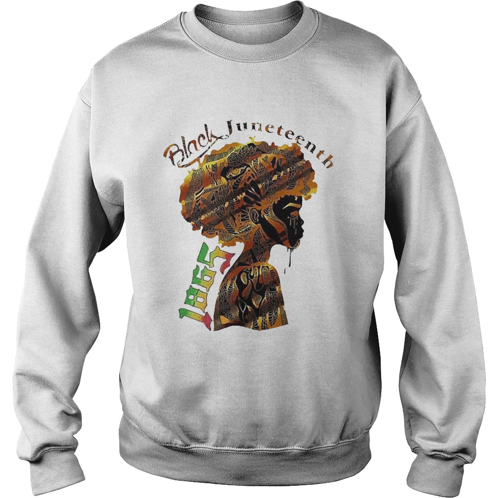 Girl Black Juneteenth Since 1865 Sweatshirt