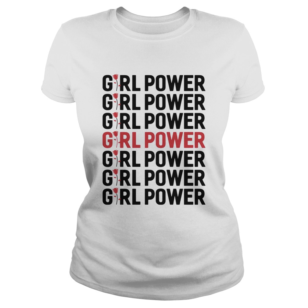 Girl Power Red Black Classic Ladies