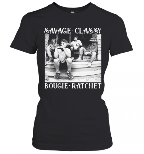 Golden Girls Savage Classy Bougie Ratchet T-Shirt Classic Women's T-shirt