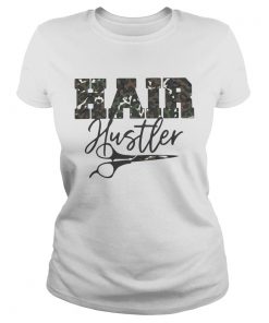 Hairdresser Hair Hustler Camo Pattern  Classic Ladies