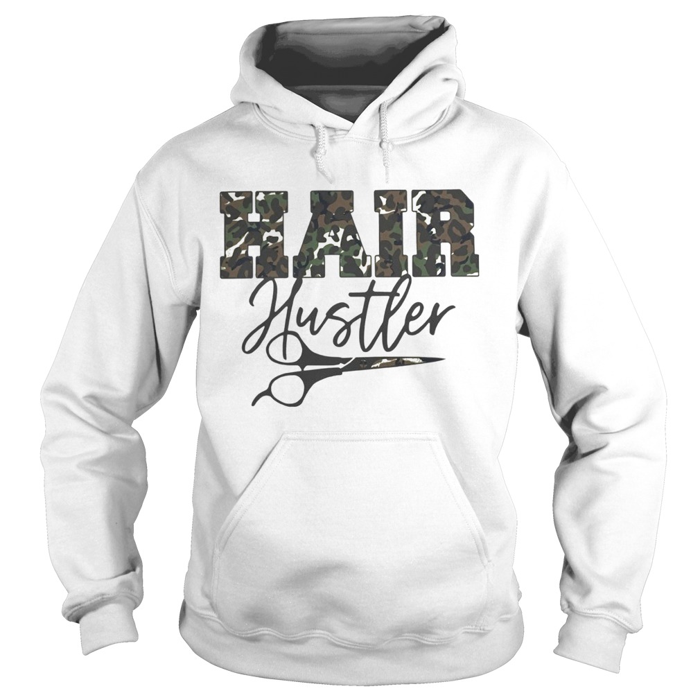 Hairdresser Hair Hustler Camo Pattern  Hoodie