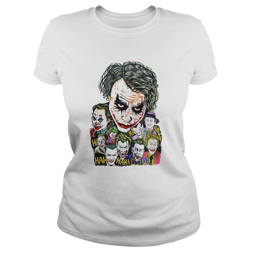 Halloween joker characters art Classic Ladies