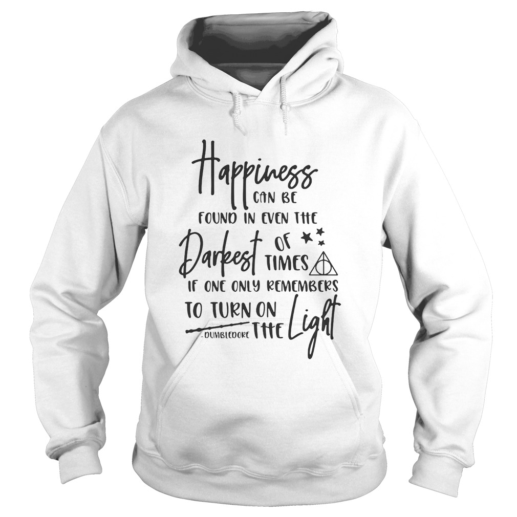 Happiness can be found in even the darkest of time if one only remember Hoodie