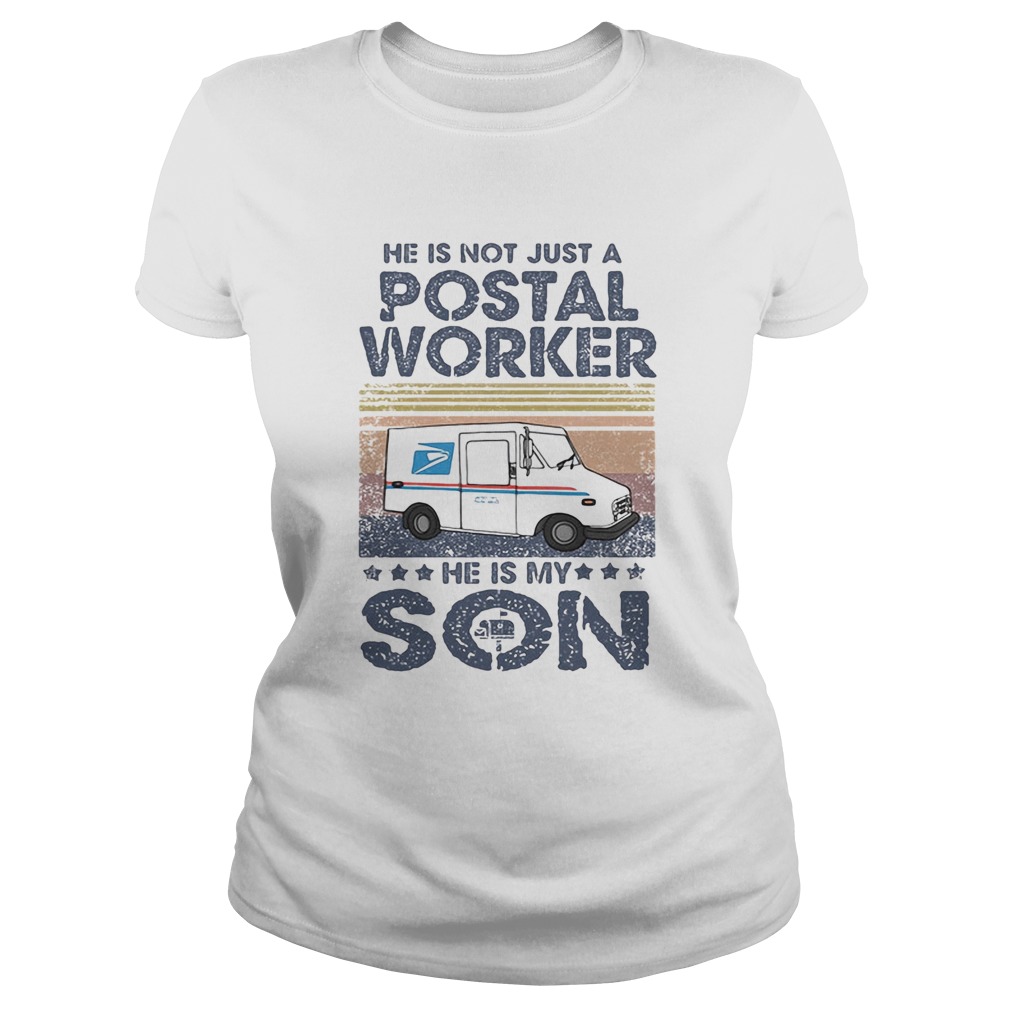 He is not just a postal worker he is son vintage retro  Classic Ladies
