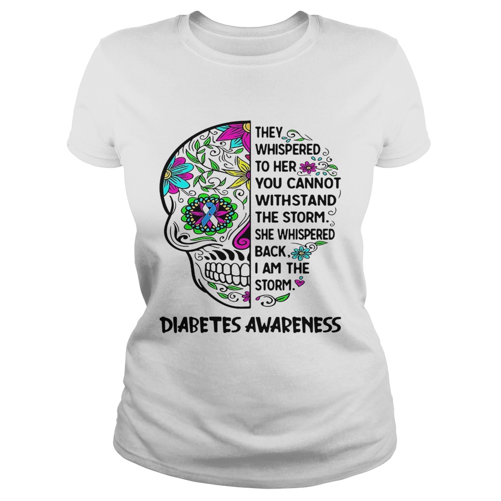 Hippie Skull They Whispered To Her You Cannot Withstand The Storm She Whispered Back I Am The Storm Classic Ladies