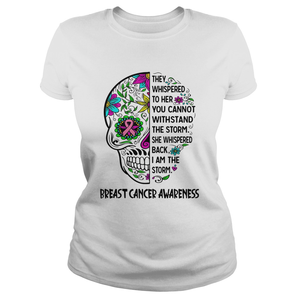 Hippie skull they whispered to her you cannot withstand the storm she whispered back i am the storm Classic Ladies