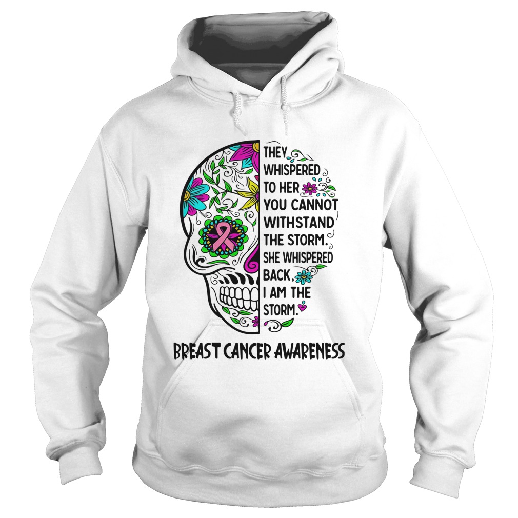 Hippie skull they whispered to her you cannot withstand the storm she whispered back i am the storm Hoodie
