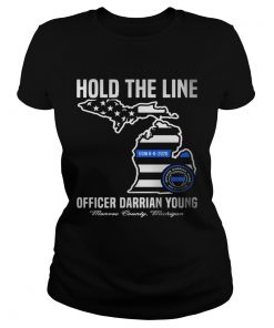 Hold the line officer darrian young  Classic Ladies