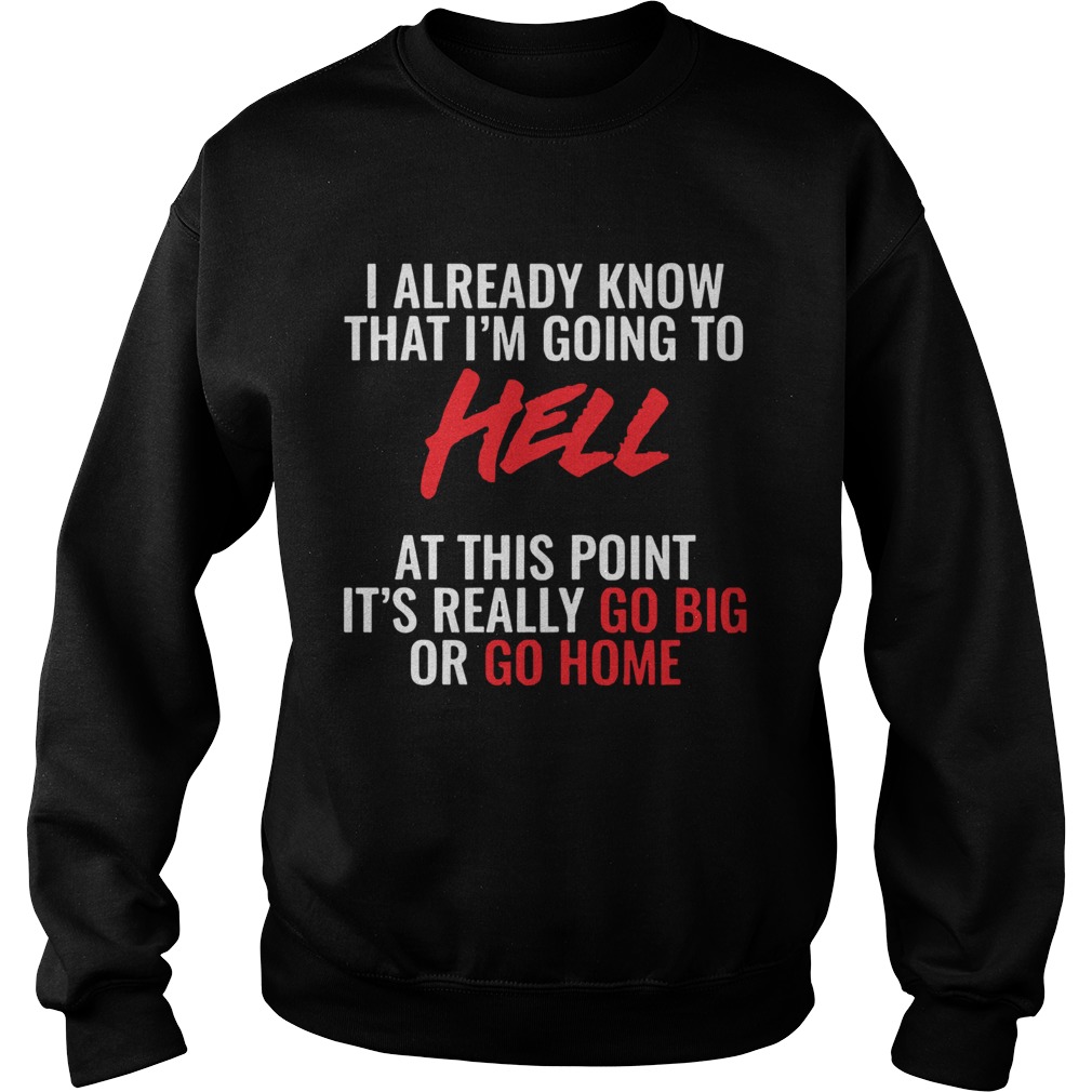 I Already Know What Im Going To Hell At This Point Sweatshirt