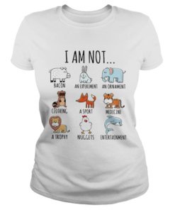 I Am Not Bacon An Experiment An Ornament Clothing  Classic Ladies