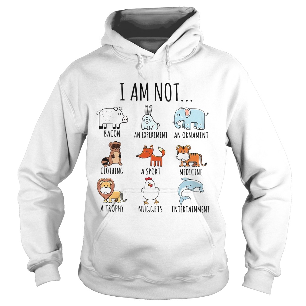 I Am Not Bacon An Experiment An Ornament Clothing Hoodie